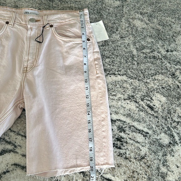 NWT-Size 6 Zara pink shorts - Picture 5 of 8